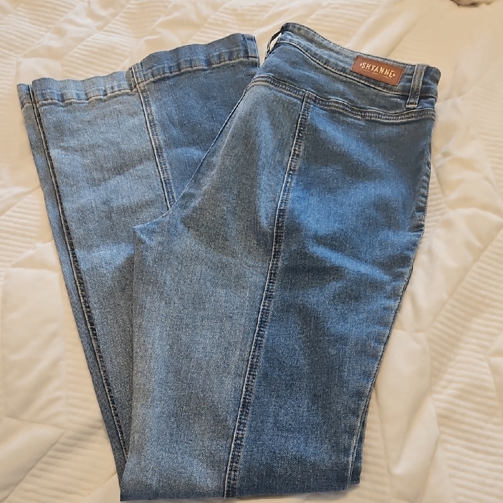 Shyanne Blue Flare & Wide Leg Jeans